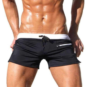 Planet Gates Black / L Swimwear Men Swimsuits Men's Swimming Trunks Swimming Boxer Shorts Sports Suits Surf Board Shorts Trunks Men Swim Suits