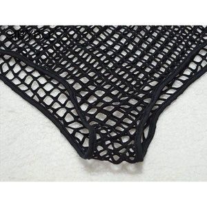 Planet Gates Black / L Two Piece Sexy Black Mesh Bodysuit Women 2018 See Through Slim Bodycon Jumpsuit Summer Rompers Women combishort femme ete