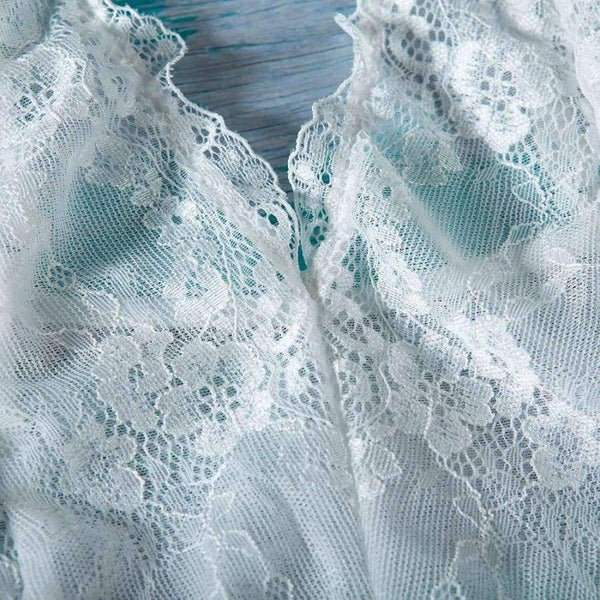 Planet Gates black / L V neck transparent mesh plunge lace bodysuit sexy bodycon jumpsuits for women 2018 hot teddy catsuit body mujer