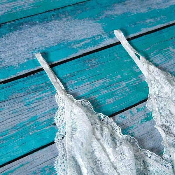 Planet Gates black / L V neck transparent mesh plunge lace bodysuit sexy bodycon jumpsuits for women 2018 hot teddy catsuit body mujer