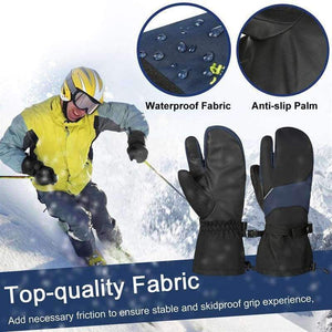Planet Gates Black / L Vbiger Men Women Ski Thick Gloves Warm Winter Touch Screen Gloves Sports Outdoor Mitten Gloves