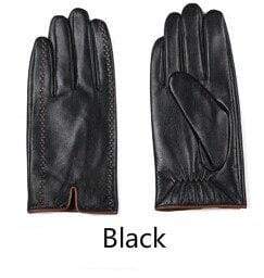 Planet Gates Black / L Winter Men's Genuine Leather Gloves  New Brand Touch Screen Gloves Fashion Warm Black Gloves Goatskin Mittens GSM012