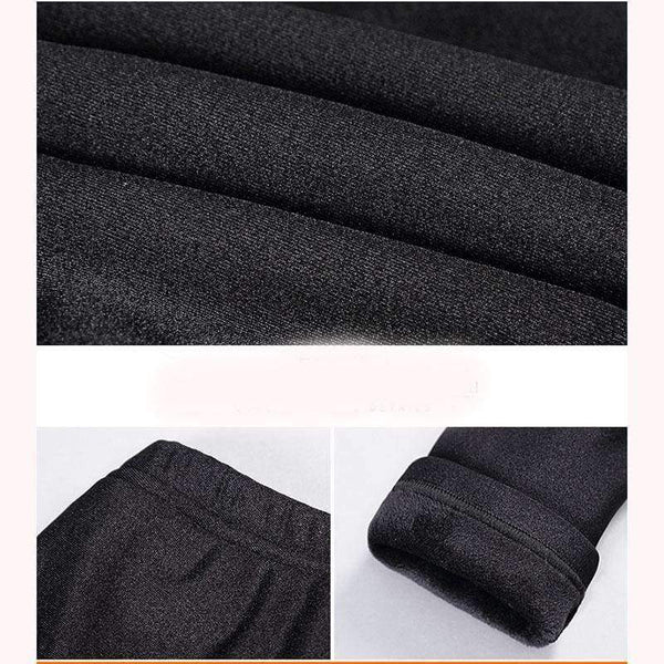 Planet Gates Black / L Winter Plus Velvet Thickening Wear Leggings Black Feet Trousers Warm Large Size Shiny Pants Women Workout Leggins