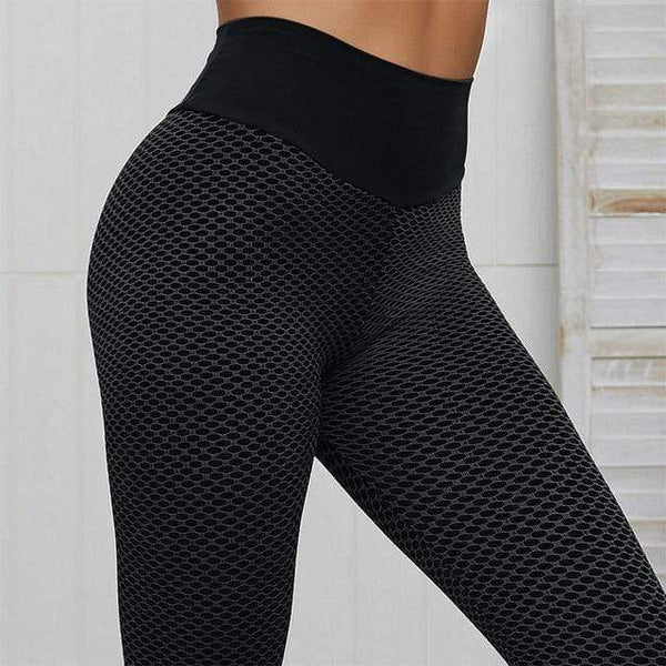 Planet Gates Black / L Women Leggings High Waist Dot Fitness leggins mujer High stretch sportswear ladies polyester casual Seamless Pants
