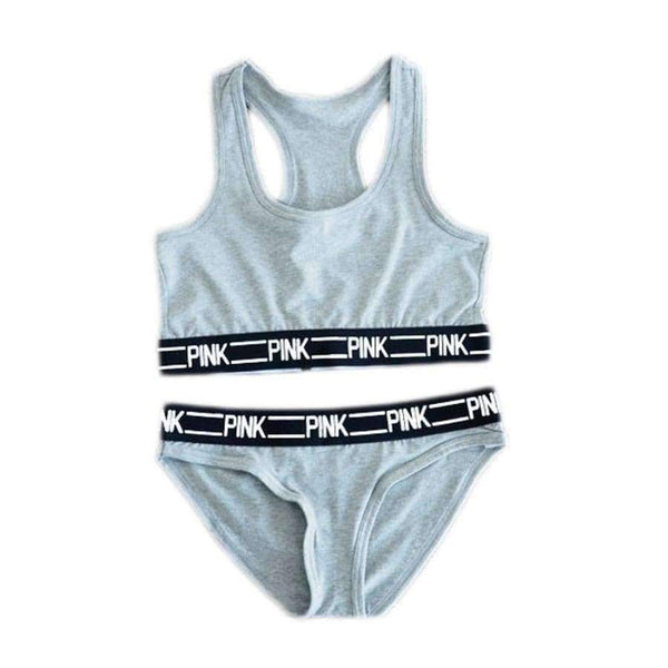 Planet Gates Black / L Women Lounge Underwear comfortable Wireless Loungewear Quick Dry Lingerie Bra Set Black and White Bras Sets