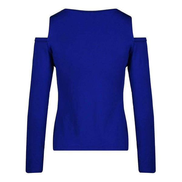 Women tops & tees Autumn Long Sleeve t-shirt feminina Casual Slim Solid Off Shoulder Top Shirt  Female 2018 Femme tshirt