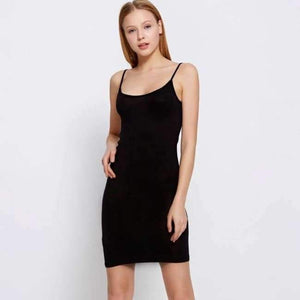 Planet Gates black / L Women Underdress Sexy Body Petticoat Hot Sexy Underwear Clothes Full Slip Dress Clothes Intim Lingerie Femme