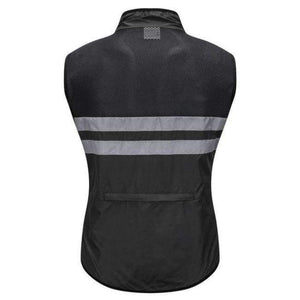 Planet Gates Black / L WOSAWE High Visibility Cycling Vest Safety Reflective Vest Night Riding Protect Jacket Pocket Breathable Motorcycle Bicycle Vest