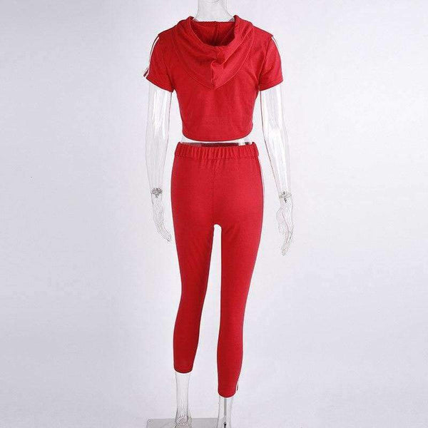 Planet Gates Black / L Yoga Hooded Top+Sports Pants Sport Suit Yoga Set Running Fitness Training Suit Running Clothing Sportswear For Women