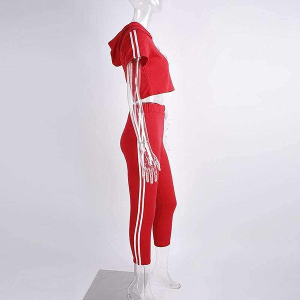 Planet Gates Black / L Yoga Hooded Top+Sports Pants Sport Suit Yoga Set Running Fitness Training Suit Running Clothing Sportswear For Women