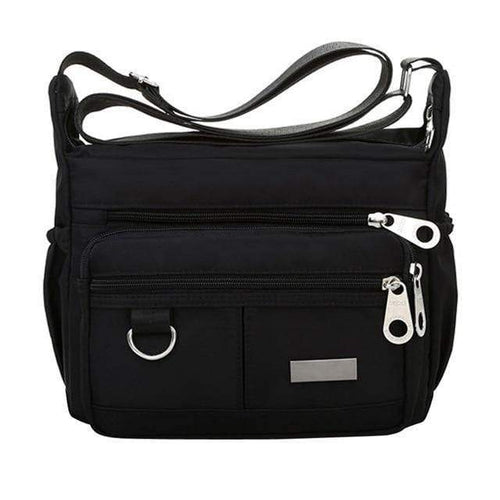 Planet Gates Black Ladies Fashion Shoulder Bags for Women Designer Waterproof Nylon Handbag Zipper Purses Messenger Crossbody Bag sac a main