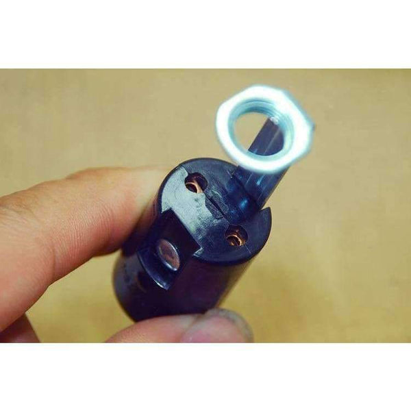 Planet Gates Black Lamp Bases E14 Candle Lamp Holders Edison Screw Caps Pendant Light Lamps Socket DIY Light Accessories 12CS free shipping