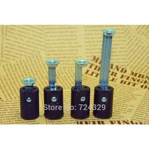 Planet Gates Black Lamp Bases E14 Candle Lamp Holders Edison Screw Caps Pendant Light Lamps Socket DIY Light Accessories 12CS free shipping