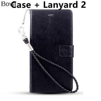 Planet Gates Black Lanyard 2 Huawei honor 5X card holder cover case for Huawei Honor 5X leather phone case ultra thin wallet flip cover