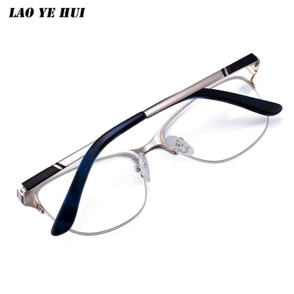 Planet Gates Black LAO YE HUI Black Spectacle Frame Alloy Glasses frame Clear Lens Women Brand Eyewear optical frames transparent Temples  ML0113