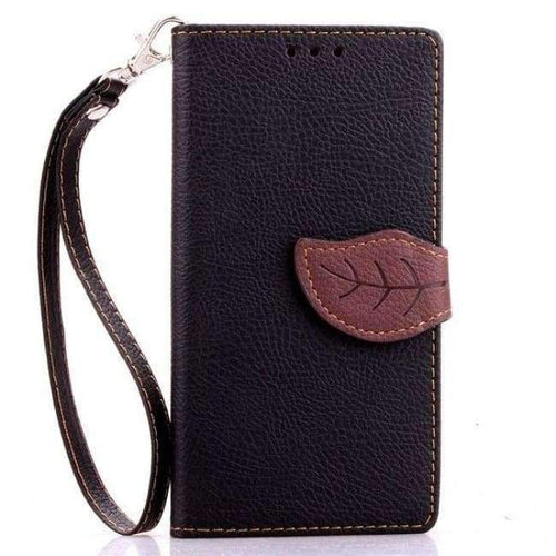 Planet Gates black Leaf Clasp PU Leather Lether Lather Flip Book Wallet Phone Case Cover For Samsung Sumsang Galaxy Galaxi Gelaksi Note 5
