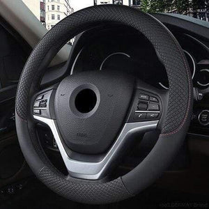Leather Car Steering Wheel Cover Sport Anti-Slip for BMW E46 3 Series Tuning Funda Volante Auto Accessories