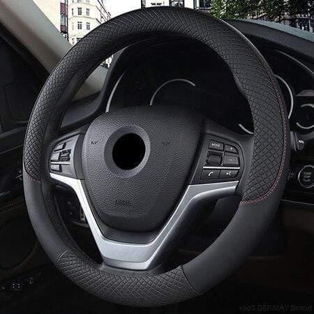Leather Car Steering Wheel Cover Sport Anti-Slip for BMW E46 3 Series Tuning Funda Volante Auto Accessories