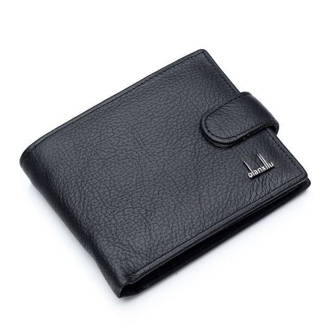 Planet Gates Leather Men Wallets With Coin Pocket Brown Wallet Purse Male High Quality wholesale price