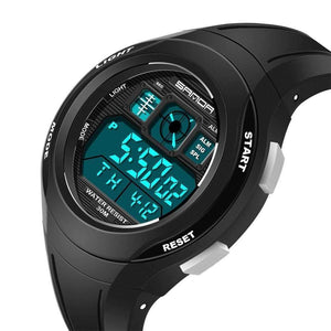 Planet Gates Black LED Digital Children Watch Kids Watches Girls Boys Clock Child Sport Wrist Watch Electronic for Girl Boy Surprise Gift