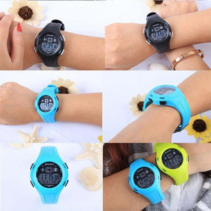 Planet Gates Black LED Digital Children Watch Kids Watches Girls Boys Clock Child Sport Wrist Watch Electronic for Girl Boy Surprise Gift