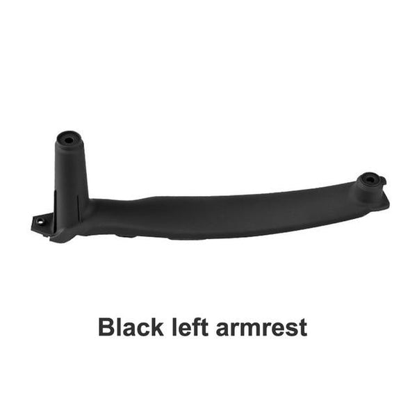Planet Gates Black left armrest Armrest Car Left Front Driver's Seat LHD Interior Door Handle Inner Panel Pull Trim Cover for BMW E70 E71 E72 X5 X6 2007-2014