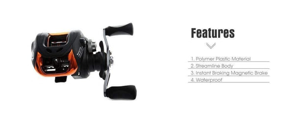 Planet Gates Black / Left Hand / United States 10+1BB Left Right Hand Baitcasting Fishing Reel 6.3:1 Bait Casting Fishing Wheel With Magnetic Brake Carp Carretilha Pesca AF103