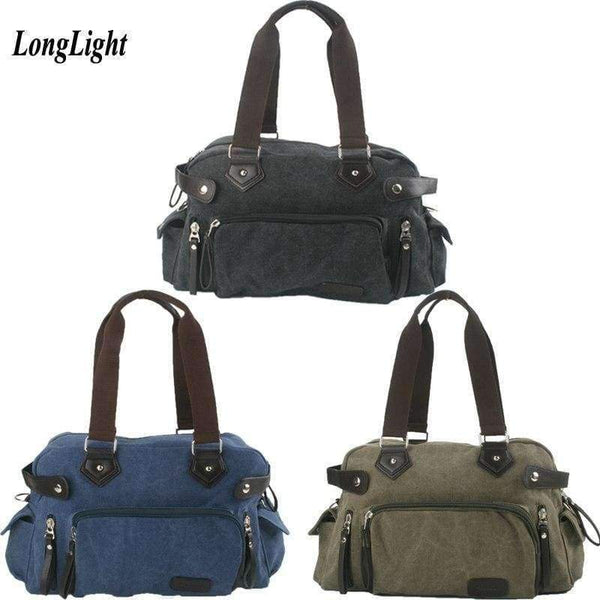 Planet Gates Black / Length 41 cm Women cotton canvas shoulder bag preppy handbag girls purse fashionable crossbody bag large volume school bag for lady LongLight