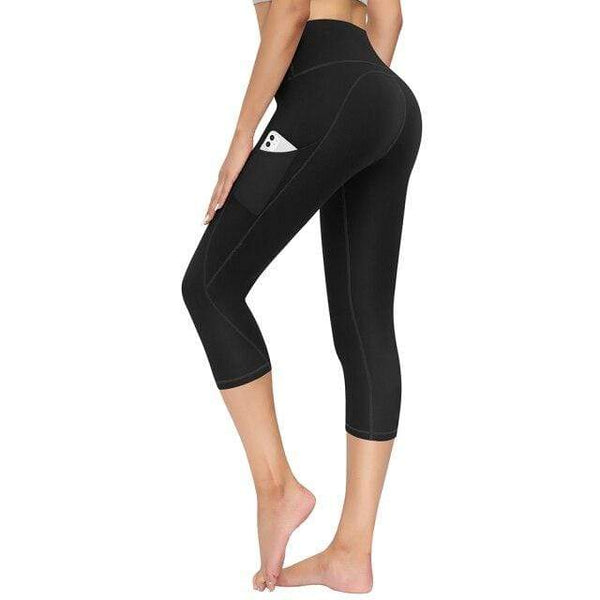 Planet Gates Black Length 7 / XXL Yoga Pants Gym Sport Seamless Push Up Leggings Women Fitness High Waist Butt Lift Workout Tights on for Woman Female Leggins