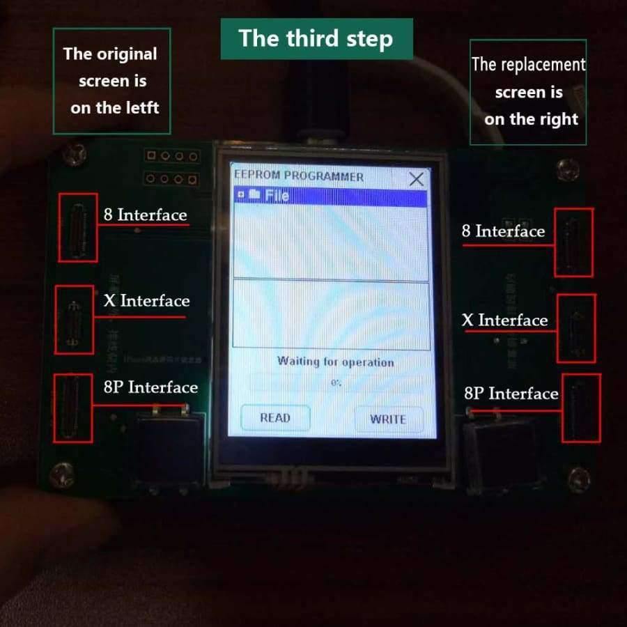 Iphone Screen Programmer Light Sensor Programmer Box for iPhone 8 8 Plus X LCD Screen Code Files ...
