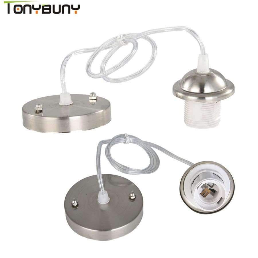 Planet Gates Black Lighting accessories lamp base with black silver color E27 lamp holder socket popular for hotel decorative lamp sockets