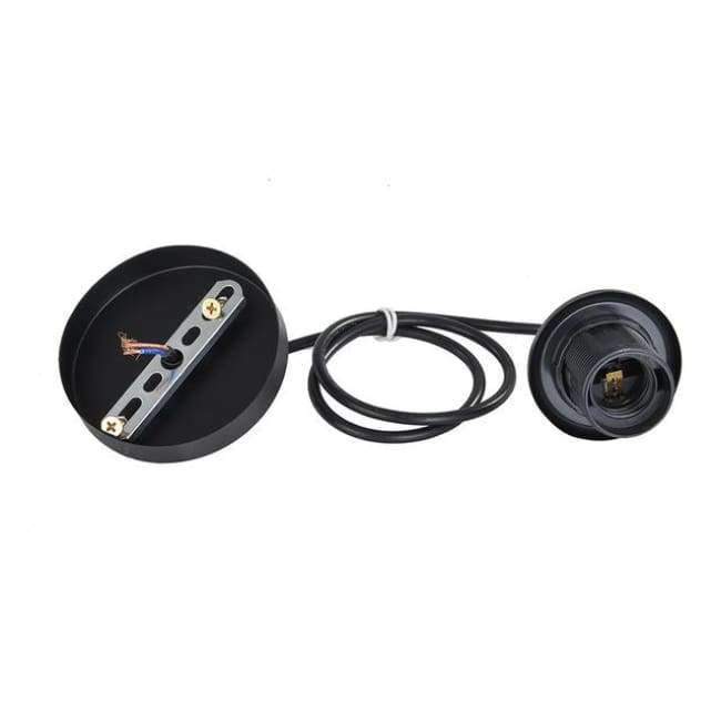 Planet Gates Black Lighting accessories lamp base with black silver color E27 lamp holder socket popular for hotel decorative lamp sockets