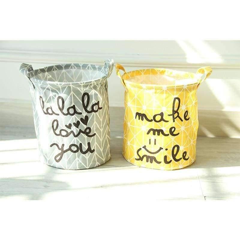 Planet Gates Black Lovely Desk Storage Box Holder Foldable Storage Bag Organizer Toys Storage Basket Home Office Housekeeping Organization