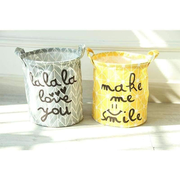 Planet Gates Black Lovely Desk Storage Box Holder Foldable Storage Bag Organizer Toys Storage Basket Home Office Housekeeping Organization