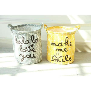 Planet Gates Black Lovely Desk Storage Box Holder Foldable Storage Bag Organizer Toys Storage Basket Home Office Housekeeping Organization