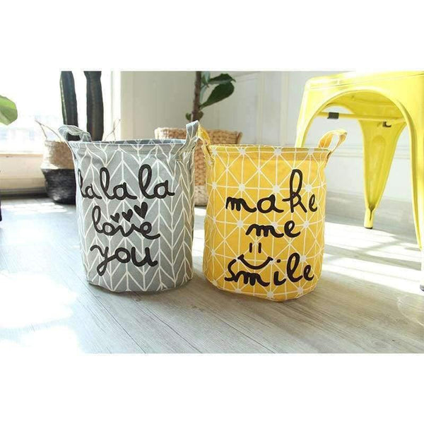 Planet Gates Black Lovely Desk Storage Box Holder Foldable Storage Bag Organizer Toys Storage Basket Home Office Housekeeping Organization