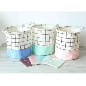 Planet Gates Black Lovely Desk Storage Box Holder Foldable Storage Bag Organizer Toys Storage Basket Home Office Housekeeping Organization