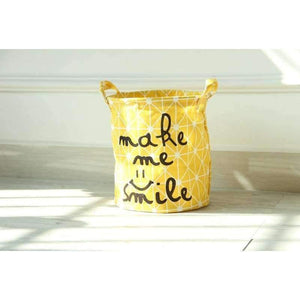 Planet Gates Black Lovely Desk Storage Box Holder Foldable Storage Bag Organizer Toys Storage Basket Home Office Housekeeping Organization