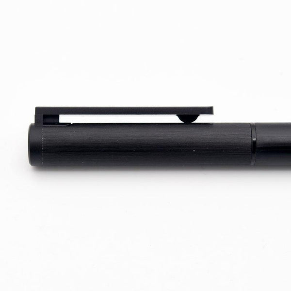 Planet Gates Black Luxury Black Fountain Pen Set 0.5mm F Nib Steel Ink Pens for Simple Business Gift Free Shipping
