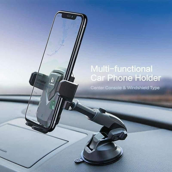 Planet Gates Black Luxury Car Phone Holder For iPhone X 8 7 6 Plus Windshield Mount Stand 360 Rotation Phone Holder For Samsung S9 S8 Plus