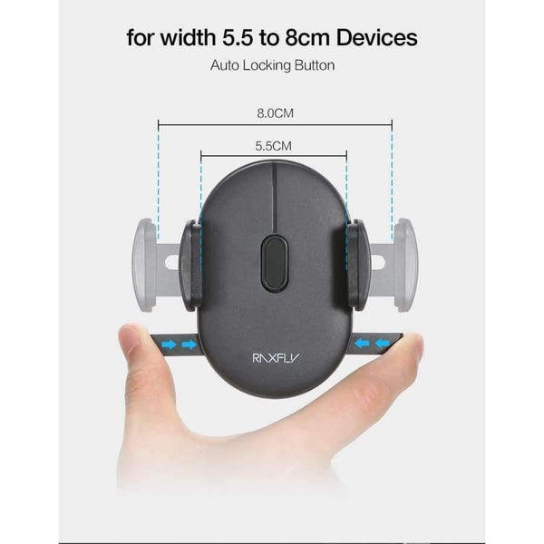 Planet Gates Black Luxury Car Phone Holder For iPhone X XS 8 7 Plus Windshield Car Mount Phone Stand 360 Car Holder For Samsung S9 S8 Note 9