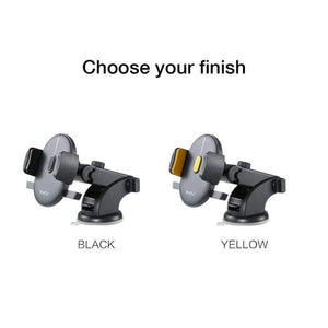 Planet Gates Black Luxury Car Phone Holder For iPhone X XS 8 7 Plus Windshield Car Mount Phone Stand 360 Car Holder For Samsung S9 S8 Note 9