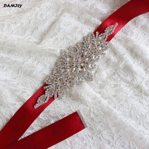 Planet Gates Black Luxury Women Wedding Belts High Quality Rhinestone Belt Bridal Sash Wedding Party Bride Bridesmaid Dress Belt Ribbon Sashes