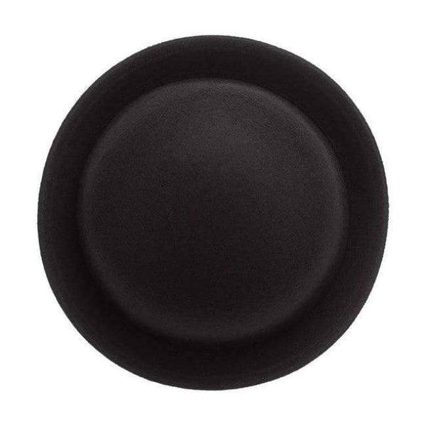 Planet Gates black / m 56 58cm YIFEI  Autumn Winter Women Fedora Hat Classical Cap Chapeau Femme Imitation Wool Cap Women's Hats Cute Solid Black Bowler Hat
