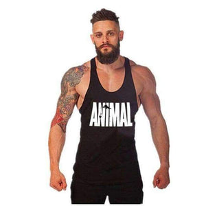 Planet Gates Black / M Animal Fitness Stringer Hoodies Muscle Shirt Bodybuilding Clothing Gyms Tank Top Mens Sporting Sleeveless T shirts