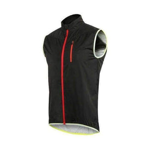 Planet Gates Black / M ARSUXEO Men Women Cycling Vest Windproof Waterproof Running Vest MTB Bike Bicycle Reflective Clothing Sleeveless Cycling Jacket
