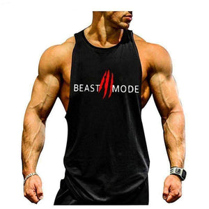Planet Gates black / M Bodybuilding Fitness Mens Gym Tanktop Golds Vest Stringer Sports wear Undershirt Weight Lifting Sport Tank