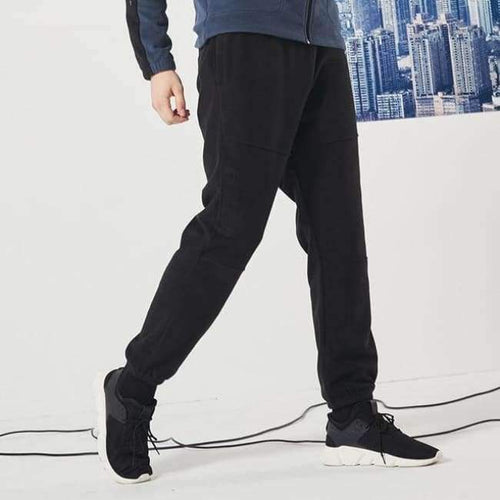 Planet Gates Черно / M / Китайски пионерски лагер нови зимни дебели полар спортни панталони мъжки маркови дрехи с бродерия с букви, топли панталони, качествени мъжки панталони AZ801373