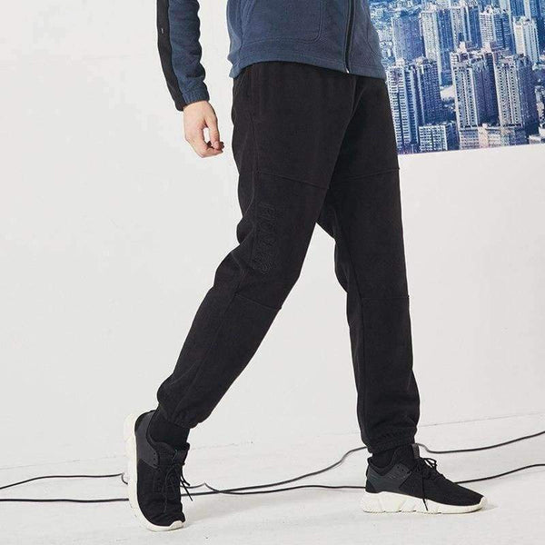 Planet Gates Черно / M / Китайски пионерски лагер нови зимни дебели полар спортни панталони мъжки маркови дрехи с бродерия с букви, топли панталони, качествени мъжки панталони AZ801373