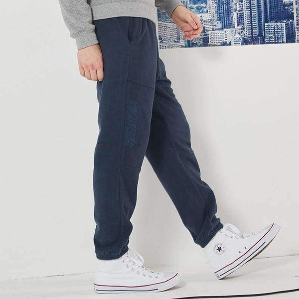 Planet Gates Черно / M / Китайски пионерски лагер нови зимни дебели полар спортни панталони мъжки маркови дрехи с бродерия с букви, топли панталони, качествени мъжки панталони AZ801373